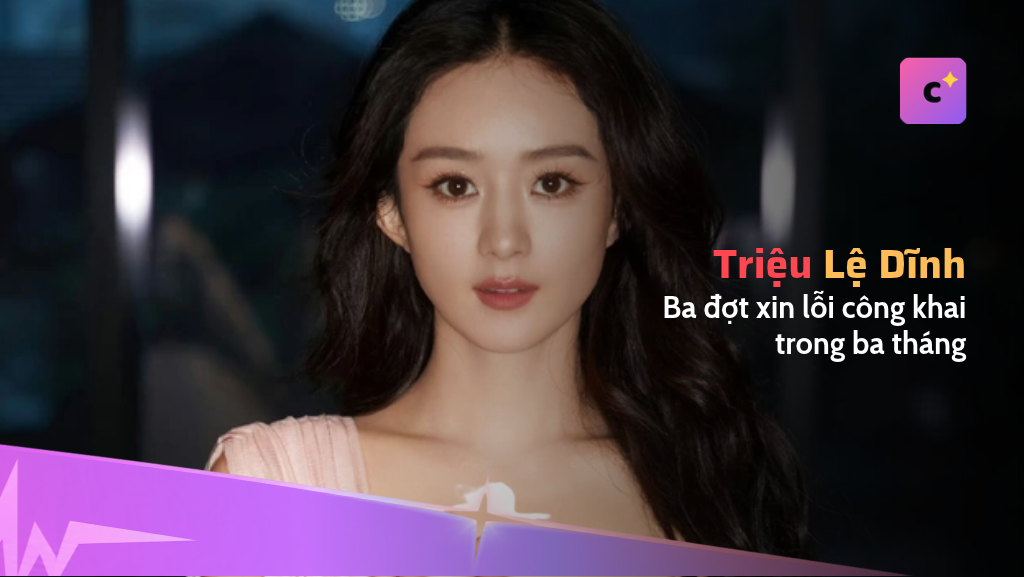 Ba đợt xin lỗi công khai trong ba tháng, và lần Triệu Lệ Dĩnh miễn bồi thường cho người bôi nhọ mình